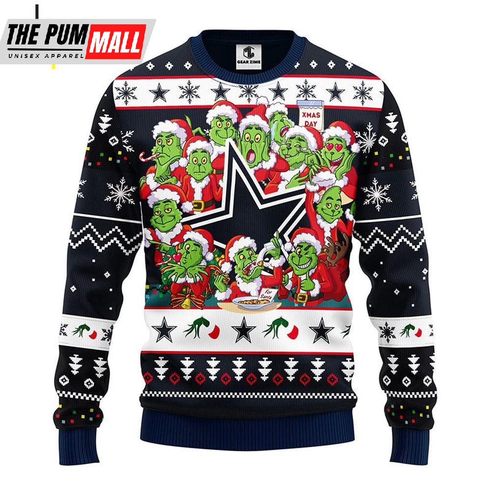 NFL Dallas Cowboys The Gricnh Christmas Ugly Sweater
