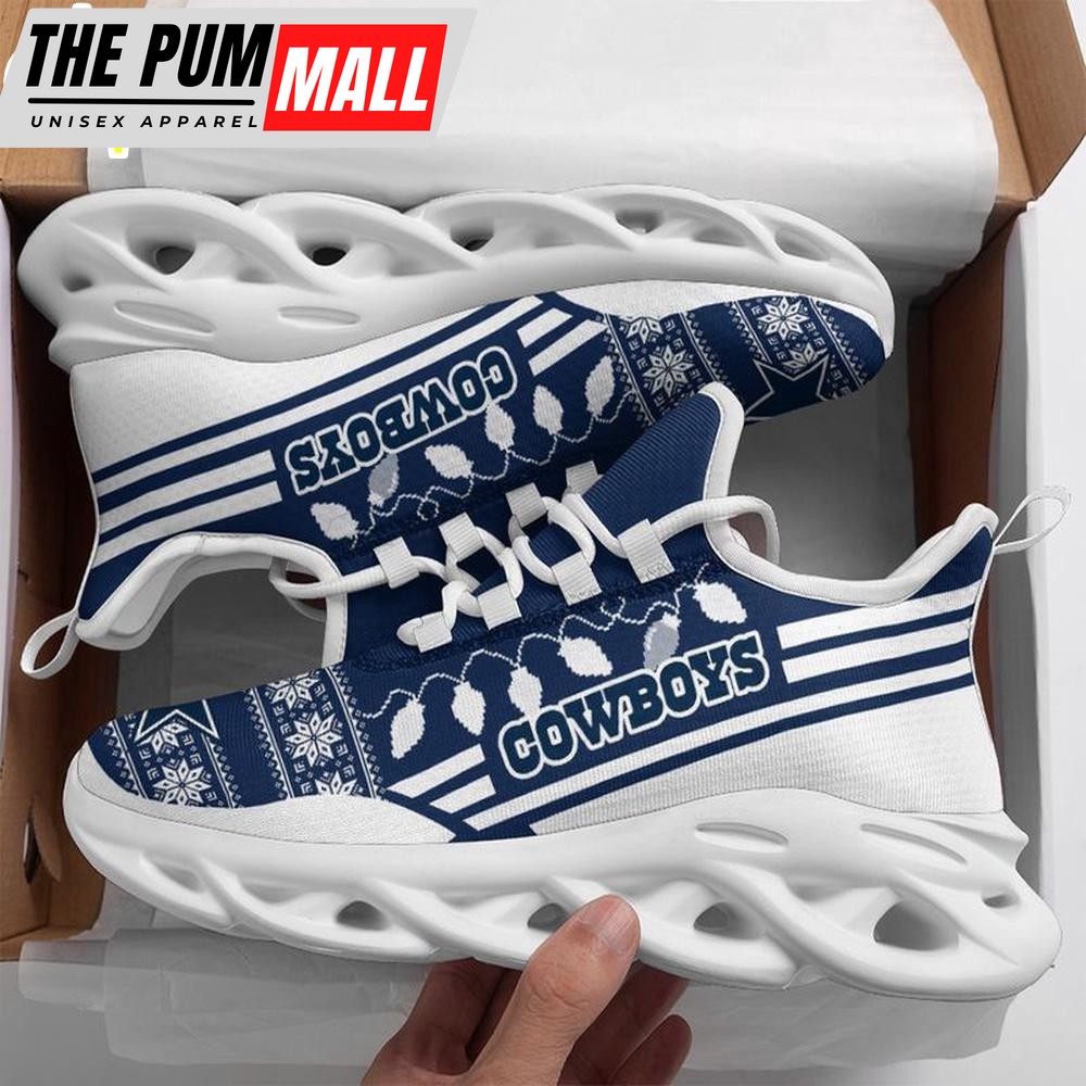 NFL Dallas Cowboys X-max Santa Claus Christmas Max Soul Shoes