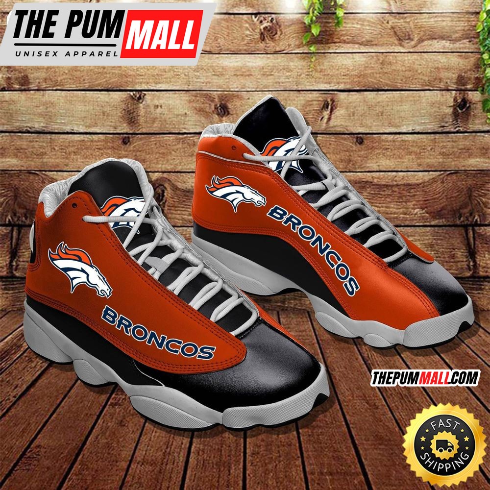 NFL Denver Broncos Air Jd 13 Shoes V2
