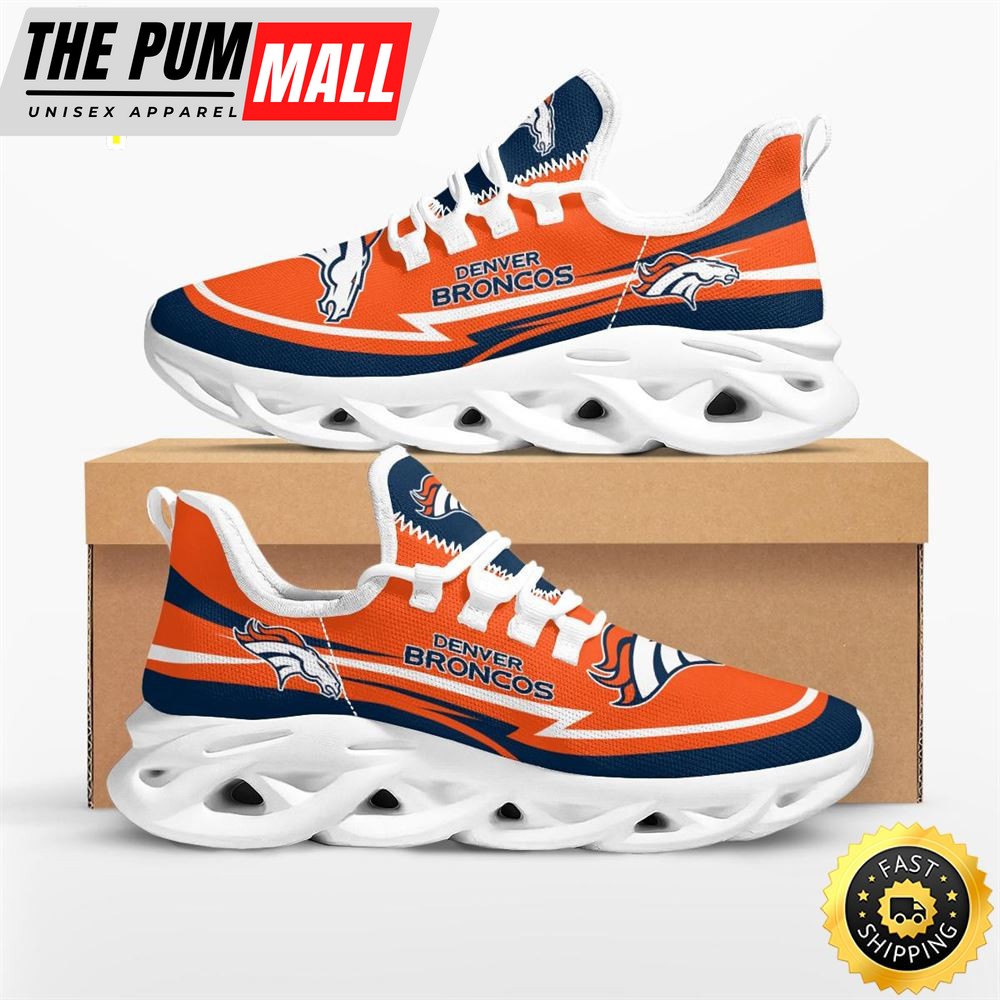 NFL Denver Broncos Are Coming Curves Max Soul Shoes