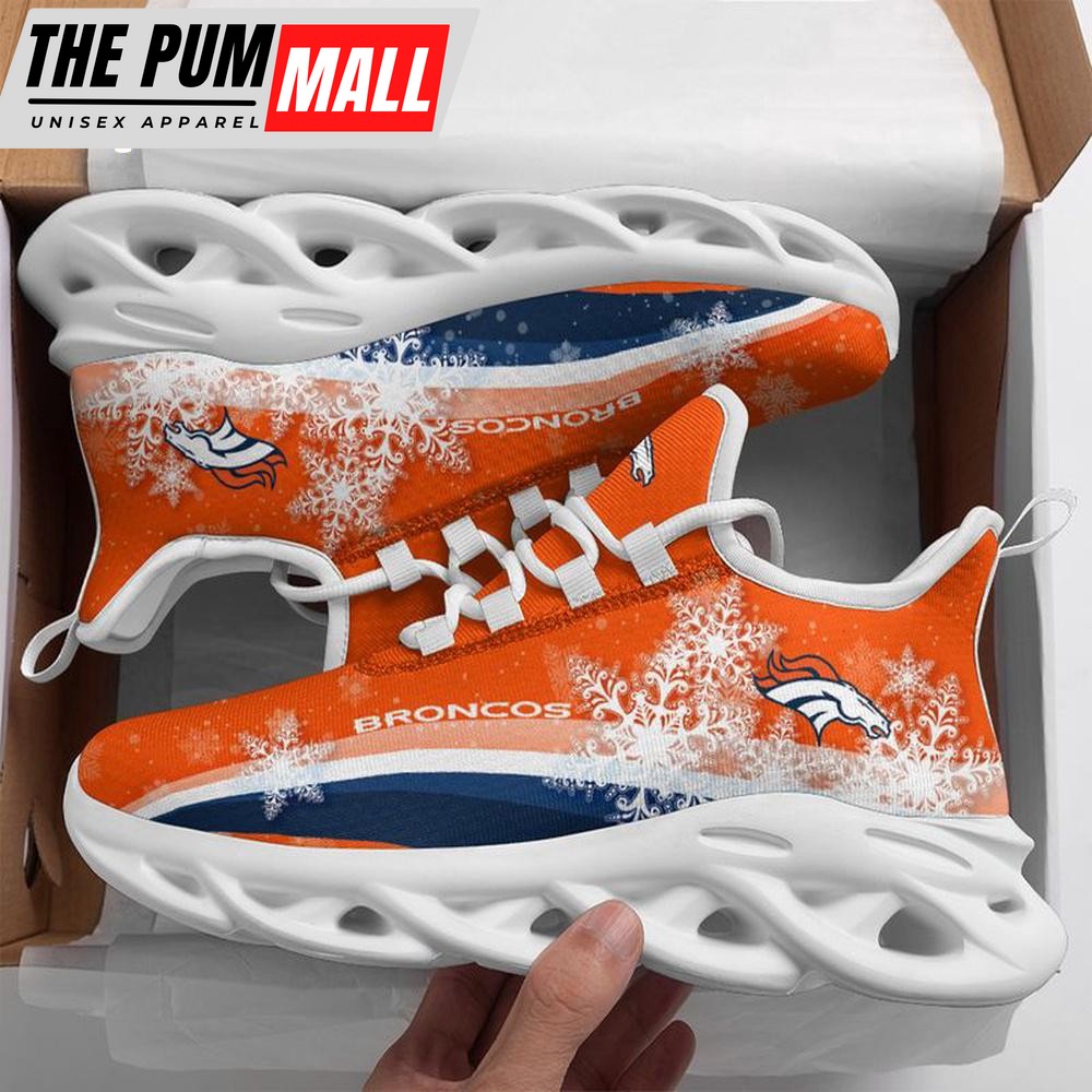 NFL Denver Broncos Christmas Snow Max Soul Shoes For Men Women