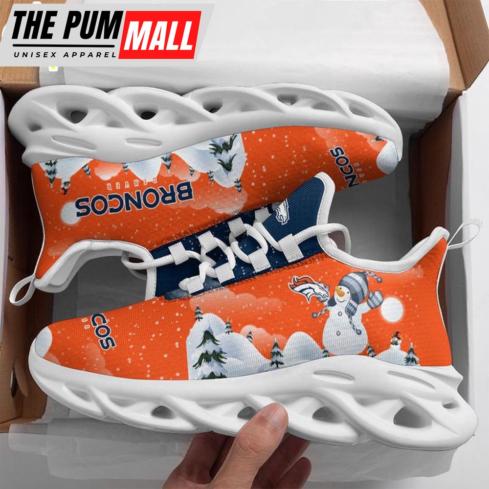 NFL Denver Broncos Christmas Snowman Max Soul Shoes