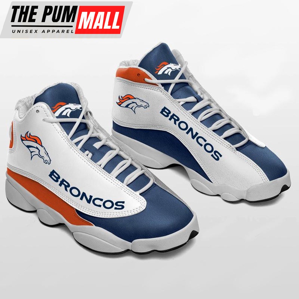 NFL Denver Broncos Football Air Jd 13 Shoes