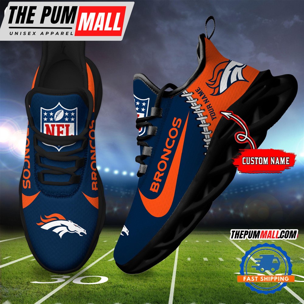 NFL Denver Broncos Football New Season Sneaker Max Soul Shoes