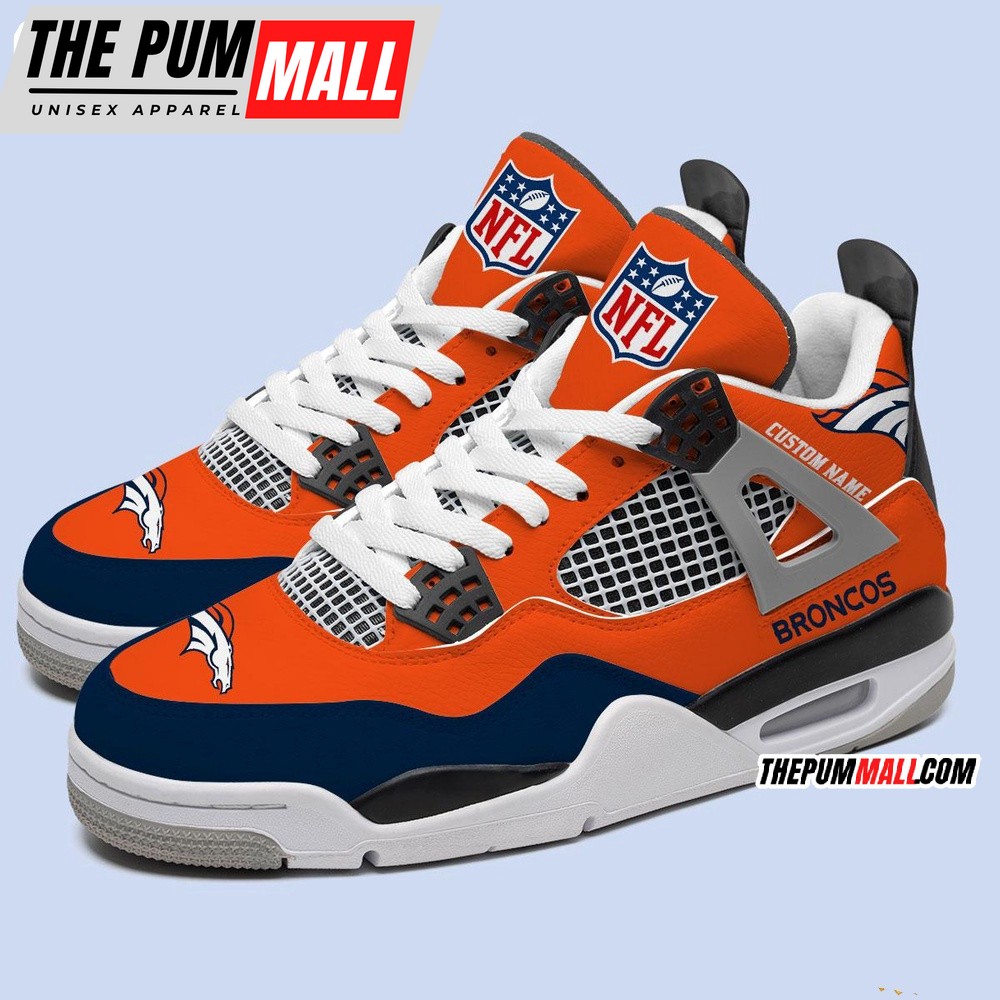 nfl-denver-broncos-football-team-air-jordan-4-shoes-personalized-aj4-sneaker-2h1r6l8n NFL Denver Broncos Football Team Air Jordan 4 Shoes, Personalized AJ4 Sneaker