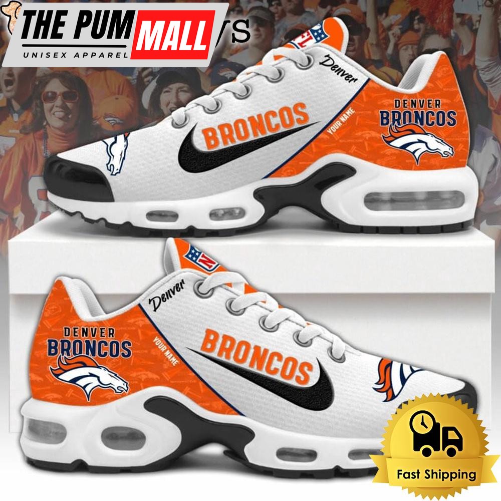 NFL Denver Broncos Logo 2024 Custom Air Max Plus Shoes, NFL Fan Shoes