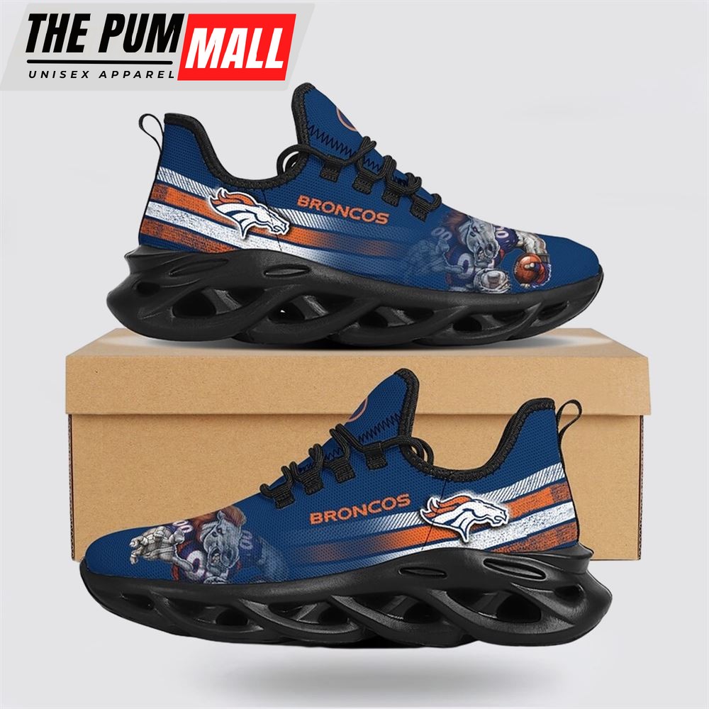 NFL Denver Broncos Max Soul Shoes Sneakers Sport Shoes Fuel Your Passion For The Game With Every Stride