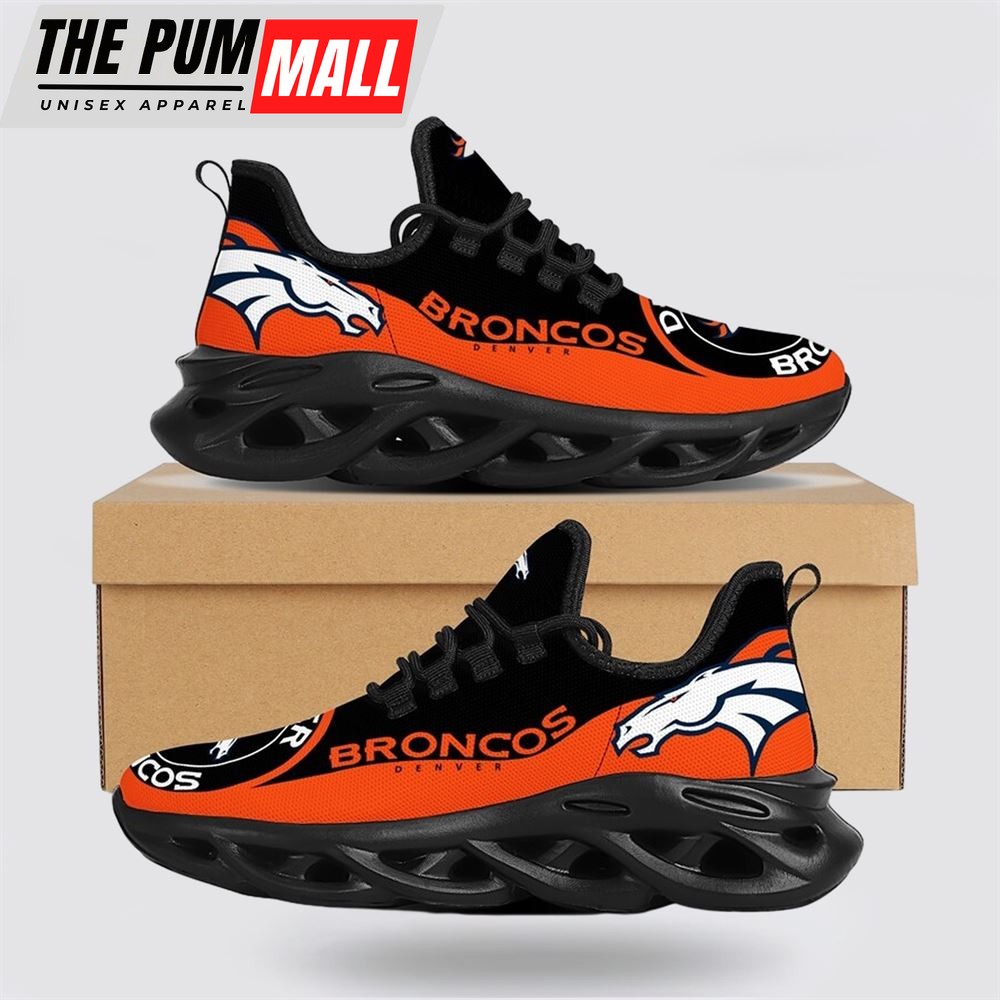 NFL Denver Broncos Max Soul Shoes Sneakers Sport Shoes Walk The Talk Of Team Pride With Every Step