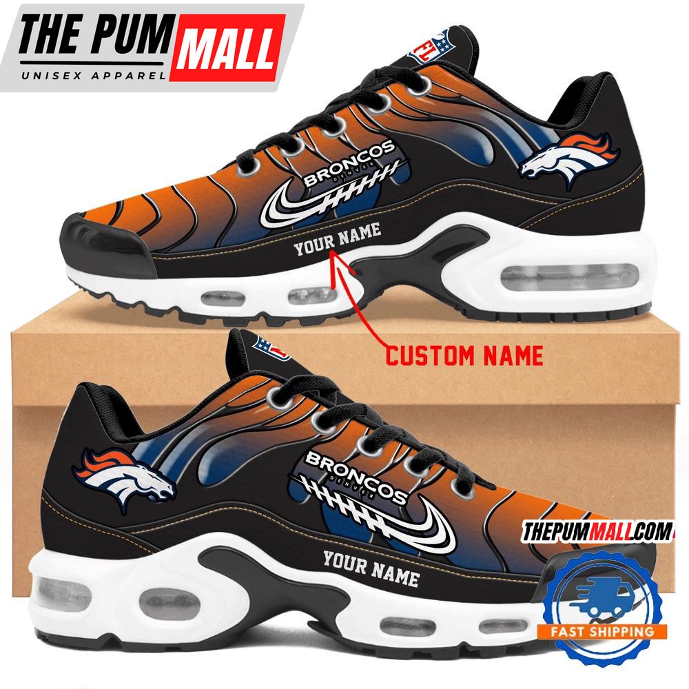 NFL Denver Broncos Personalized Limited Edition Air Max Plus Shoes Sneaker
