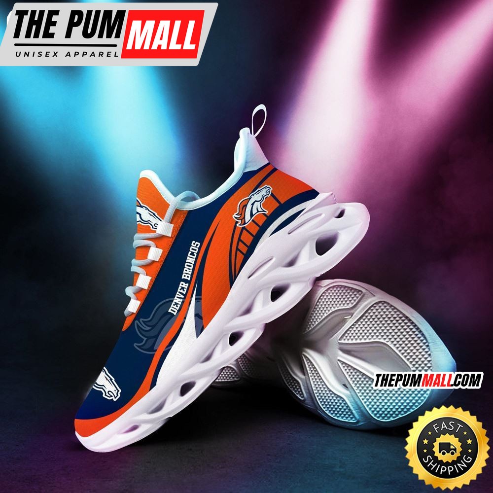 NFL Denver Broncos Sneaker Max Soul Shoes Hot Special Gift For Fans