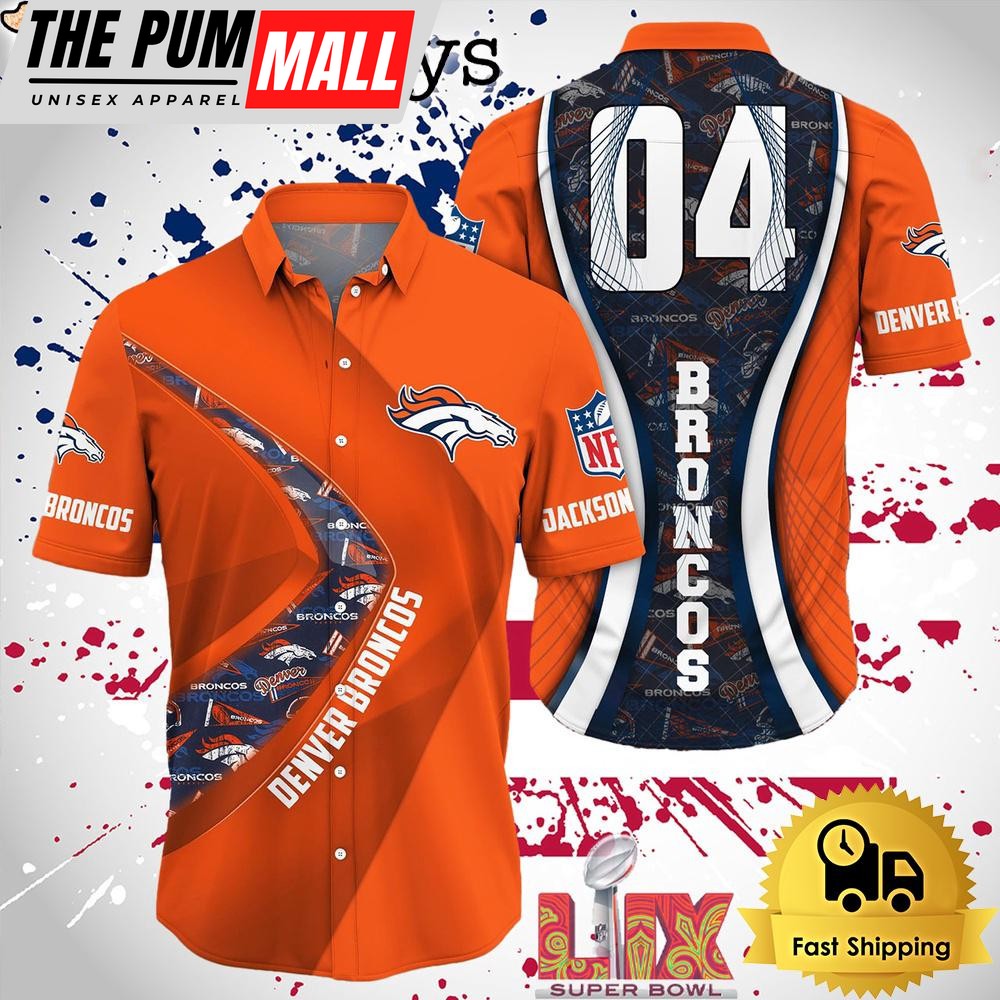 NFL Denver Broncos Super Bowl LIX Fans Custom Hawaiian Shirt