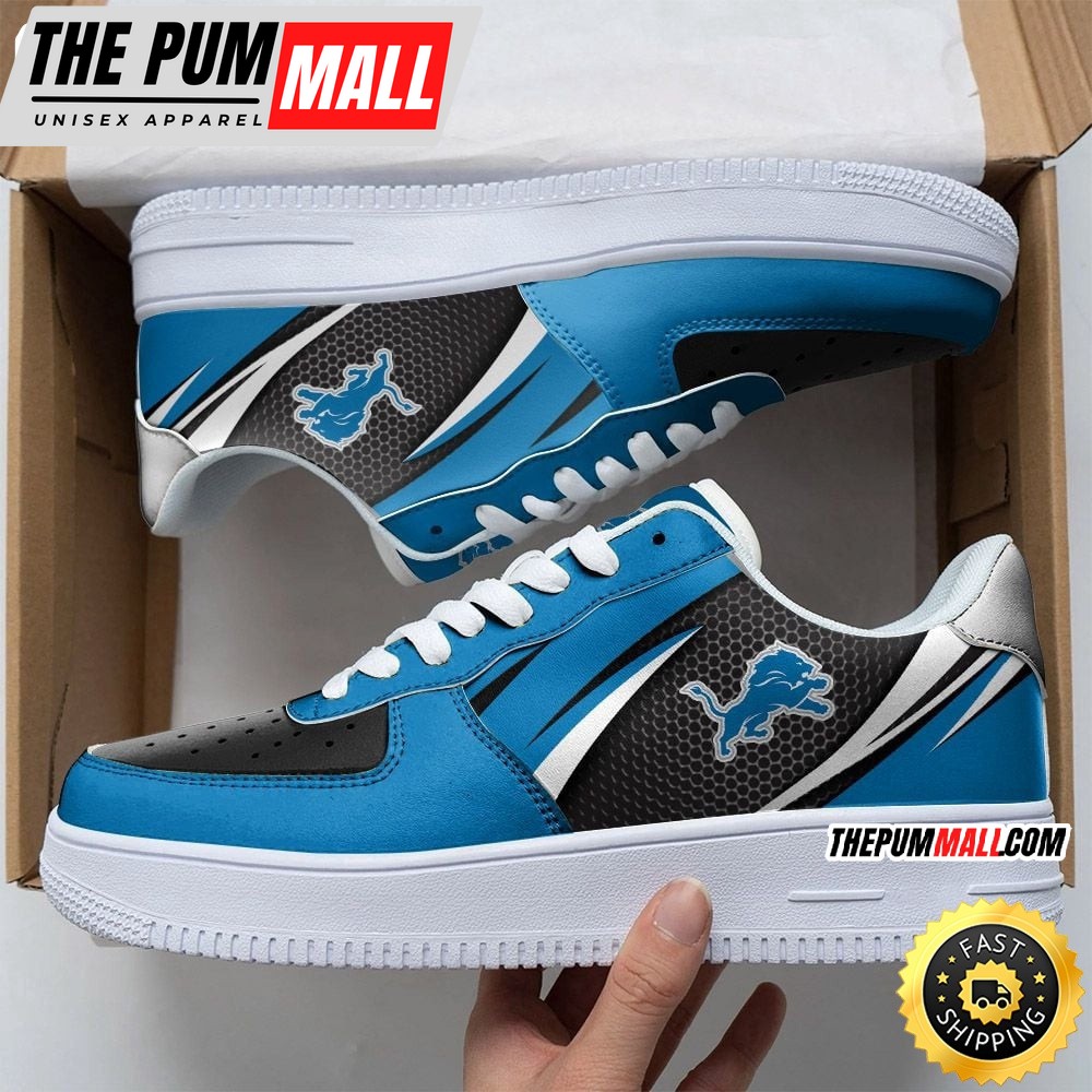 NFL Detroit Lions Air Force 1 Shoes Sleek AF1 Fashion