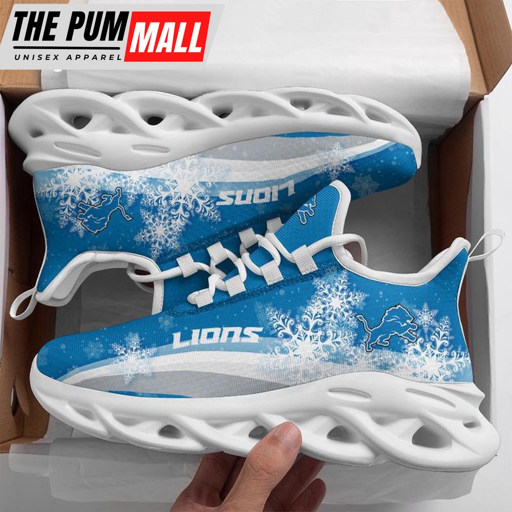 NFL Detroit Lions Christmas Snow Max Soul Shoes For Men Women