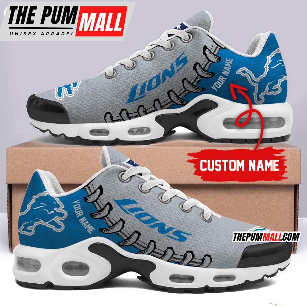 NFL Detroit Lions Custom Air Max Plus Shoes