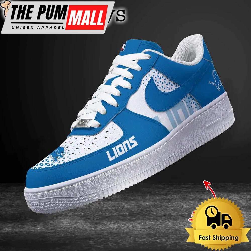 NFL Detroit Lions Dress With A Winning Attitude Custom Air Force 1 Shoes