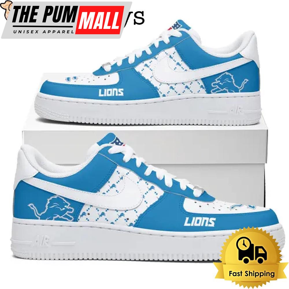 NFL Detroit Lions Every Step Carries Belief Custom Air Force 1 Shoes