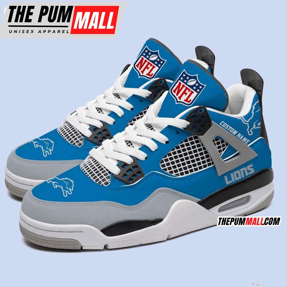 nfl-detroit-lions-football-team-air-jordan-4-shoes-personalized-aj4-sneaker-rmgoc24a NFL Detroit Lions Football Team Air Jordan 4 Shoes, Personalized AJ4 Sneaker