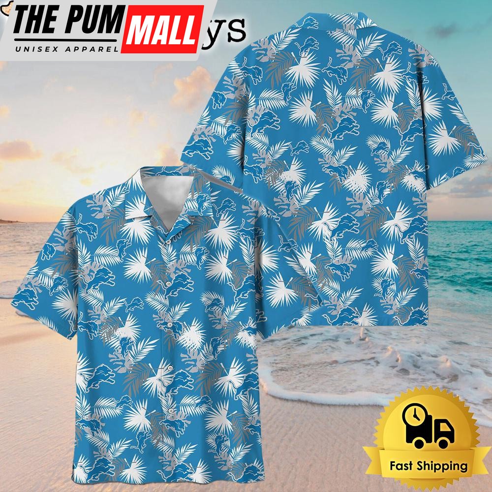 NFL Detroit Lions Hawaiian Shirts For Family Trips