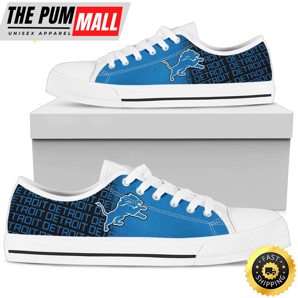 NFL Detroit Lions Low Top Shoess