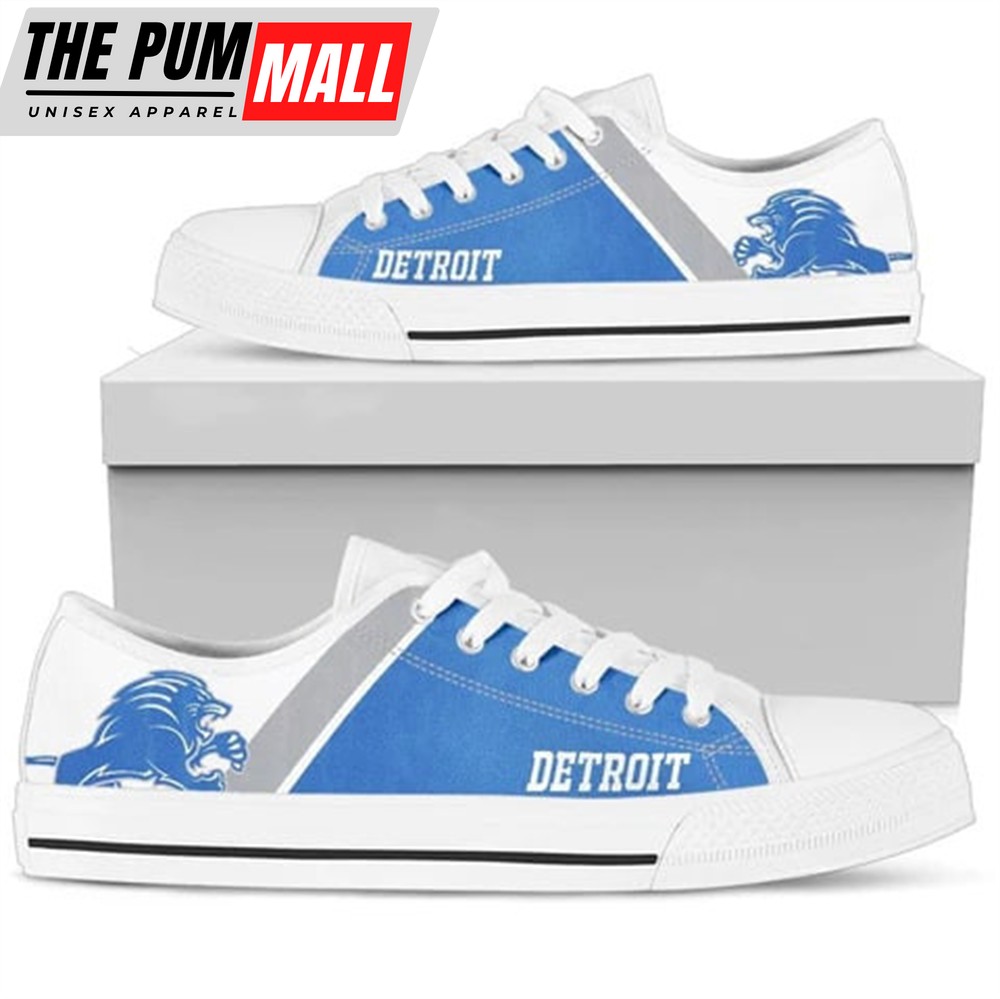 NFL Detroit Lions Low Top Sneakers Low Top Shoes Men And Women