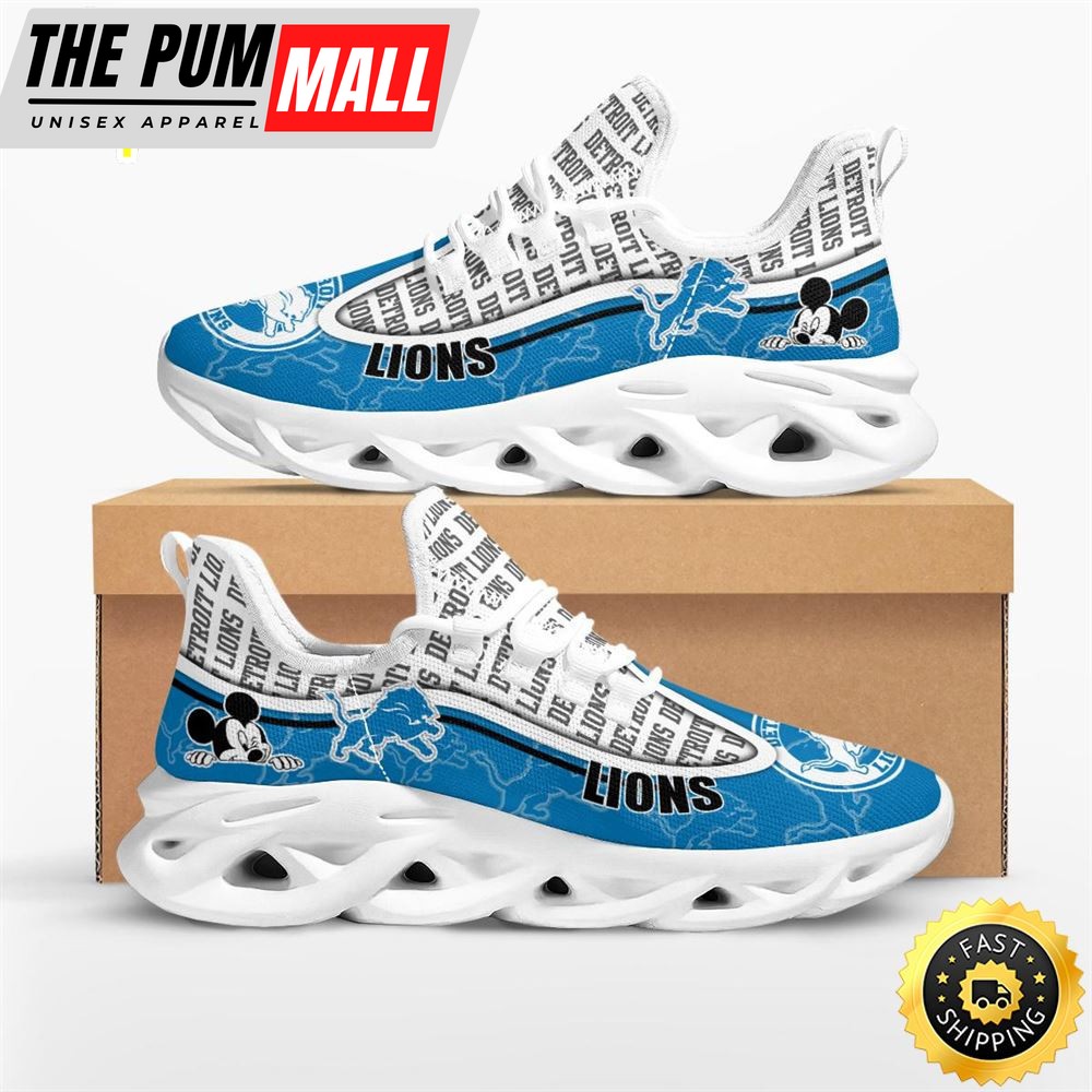 NFL Detroit Lions Mickey Mouse Max Soul Shoes