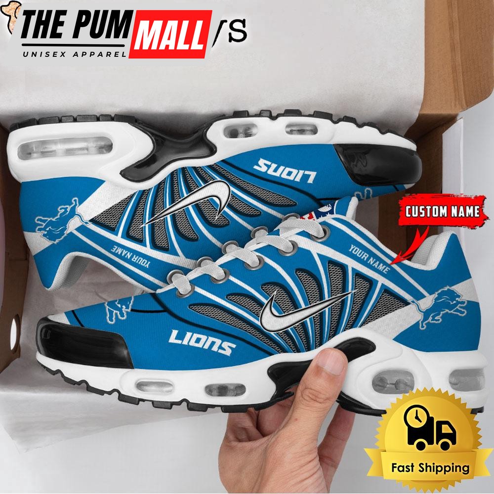 NFL Detroit Lions Sport Football Logo Custom Air Max Plus Shoes