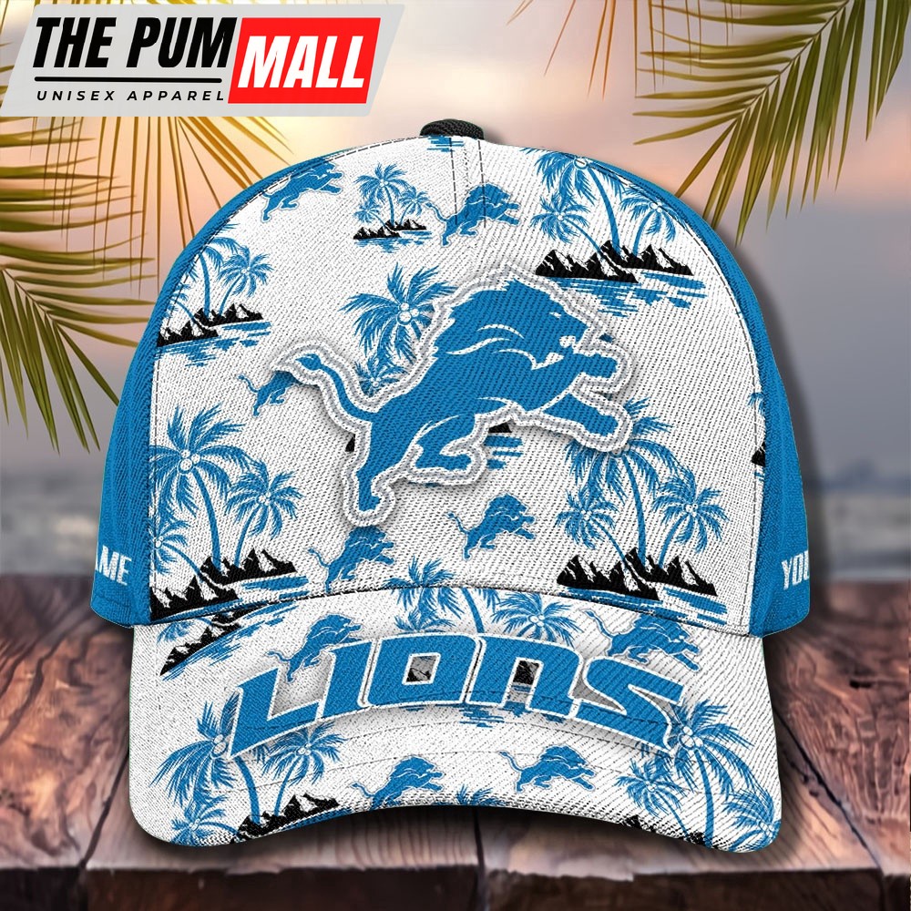 NFL Detroit Lions Tropical Summer Basball Cap