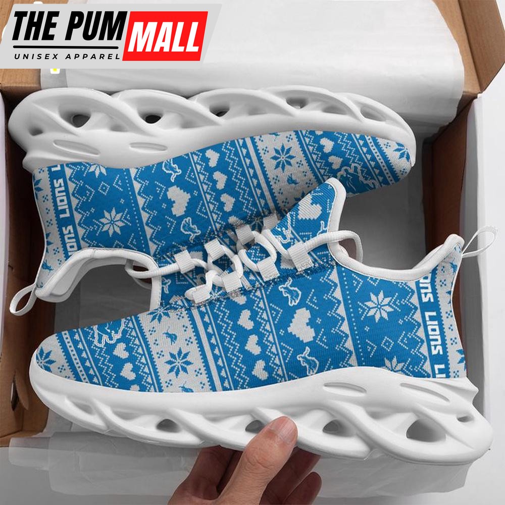 NFL Detroit Lions X-max Patterns Max Soul Shoes Limited Editio