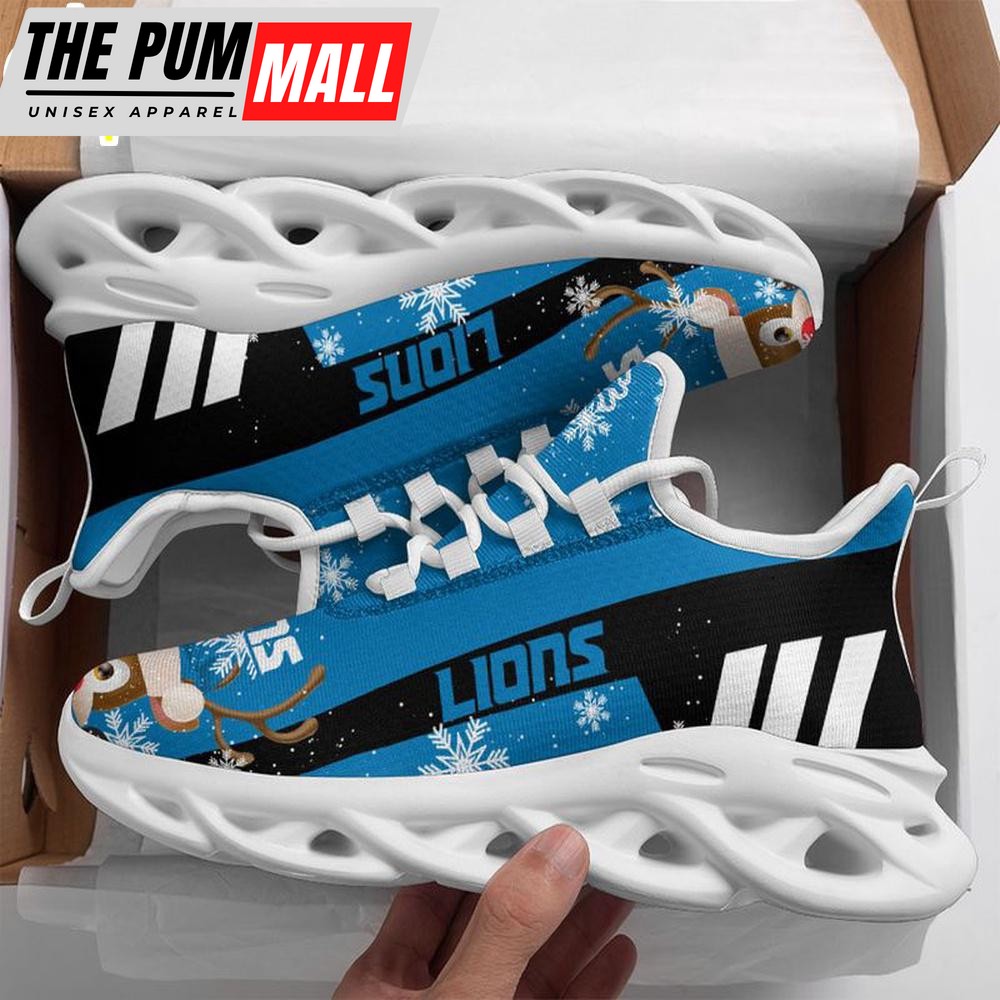 NFL Detroit Lions X-max Reindeer Christmas Max Soul Shoes