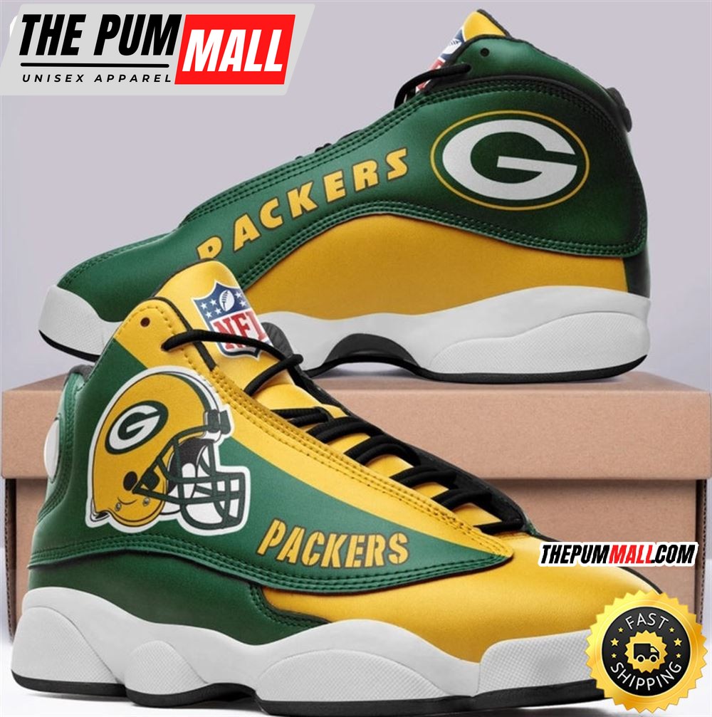 NFL Green Bay Packers Air Jd 13 Shoes