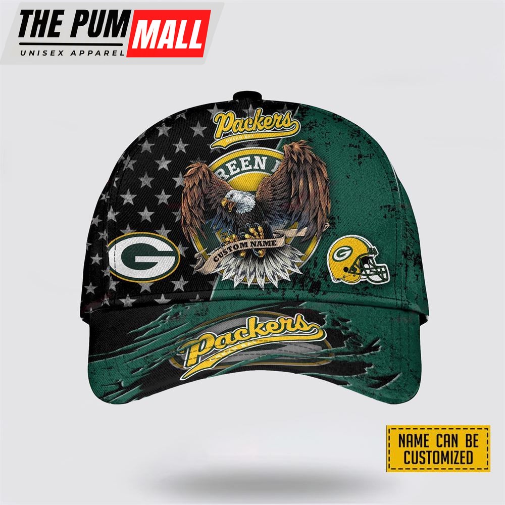 NFL Green Bay Packers Cap 3D Personalized Classic Eagles Hats Show Your Team Spirit In Style