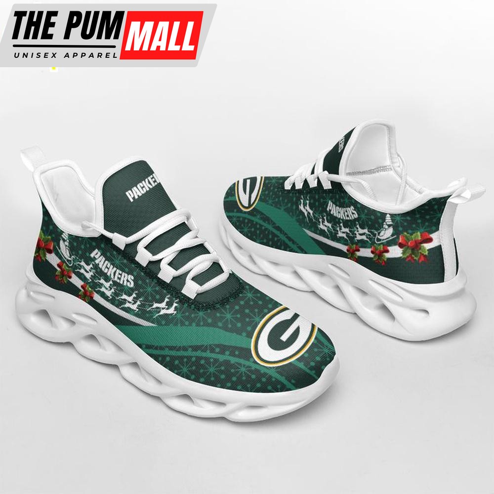 NFL Green Bay Packers Christmas Pattern Max Soul Shoes Gift For Fans