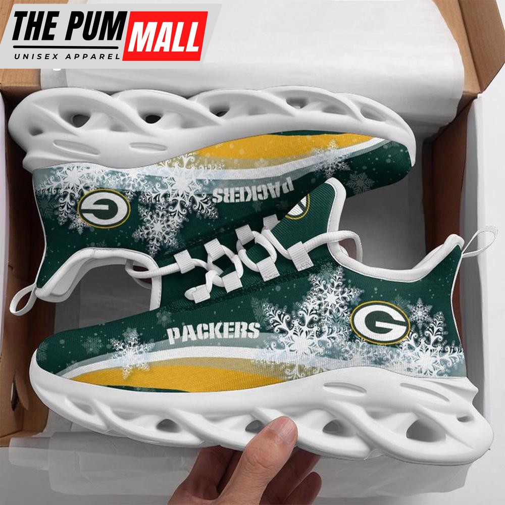 NFL Green Bay Packers Christmas Snow Max Soul Shoes For Men Women