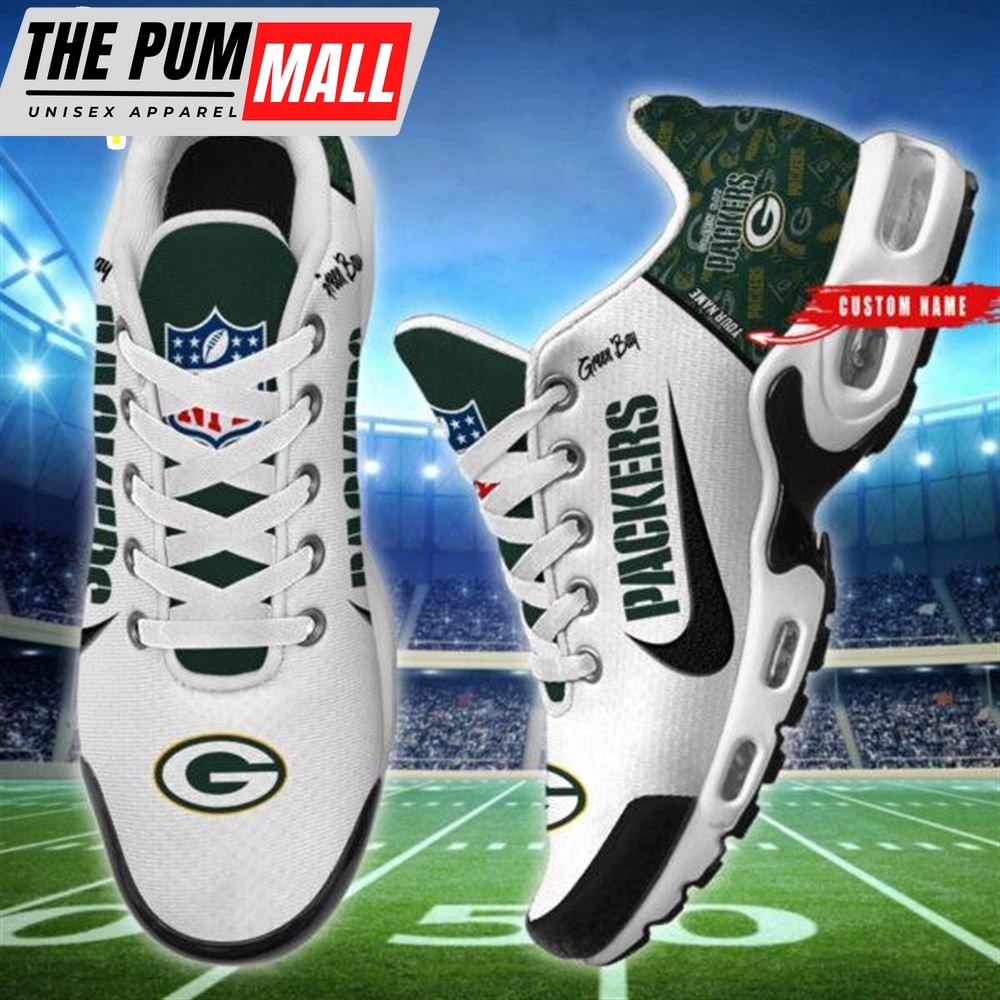 NFL Green Bay Packers Custom Name Air Max Plus Shoes