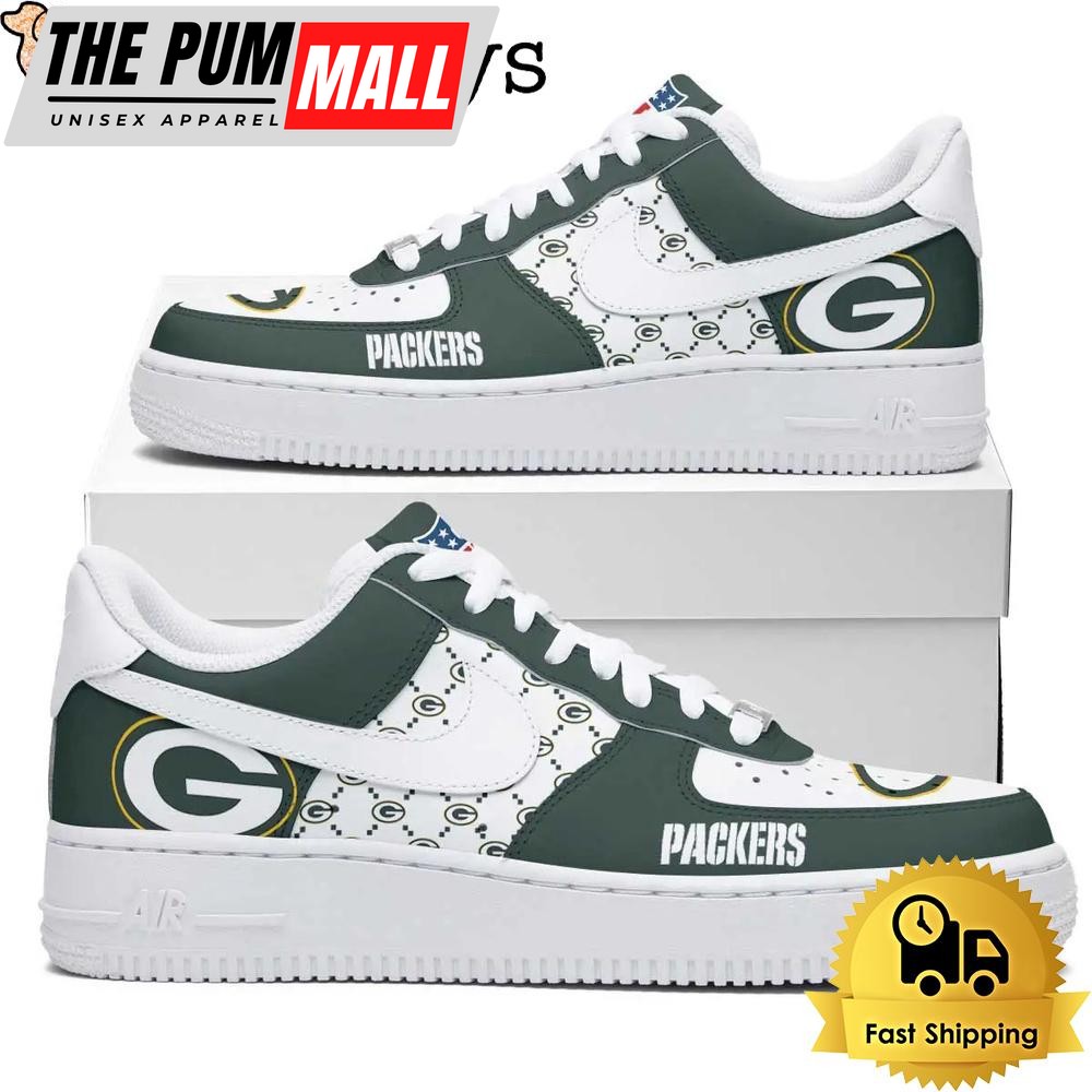 NFL Green Bay Packers Dress With A Winning Attitude Custom Air Force 1 Shoes