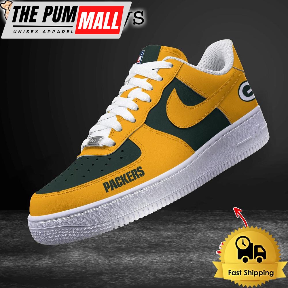 NFL Green Bay Packers Every Step Carries Belief Custom Air Force 1 Shoes