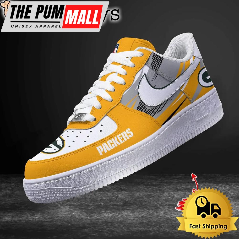 NFL Green Bay Packers Football Style Goes Everywhere Custom Air Force 1 Shoes