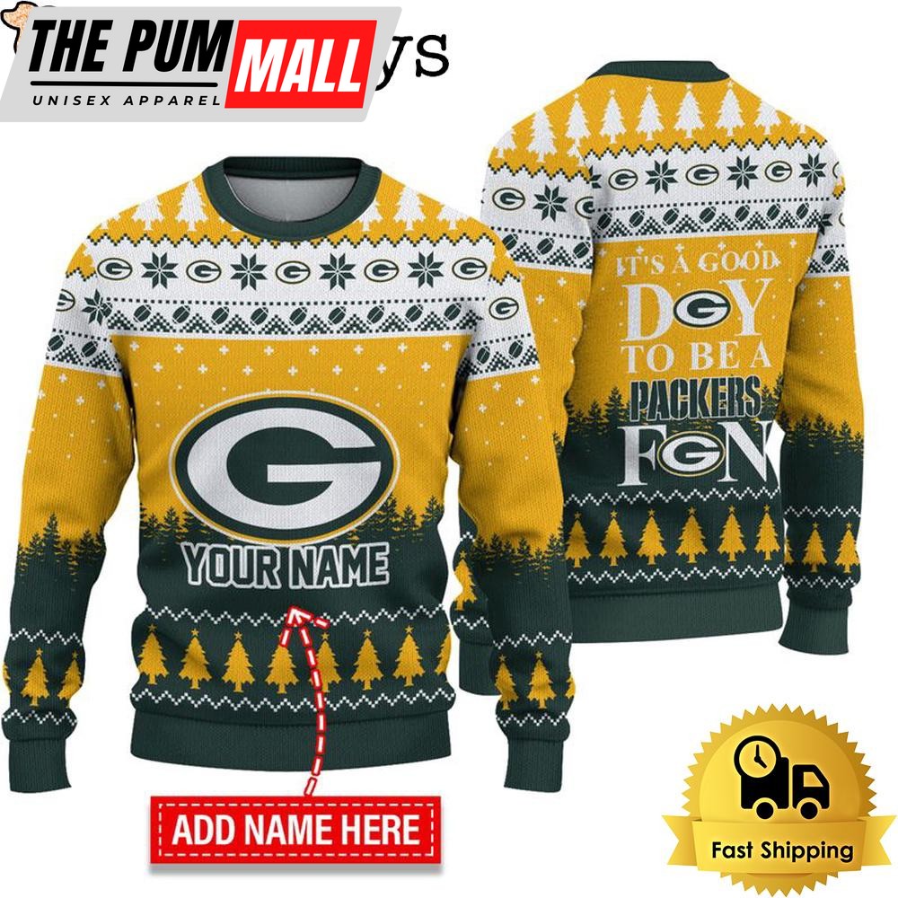 NFL Green Bay Packers It’s A Good Day To Be A Fan Ugly Christmas Sweater