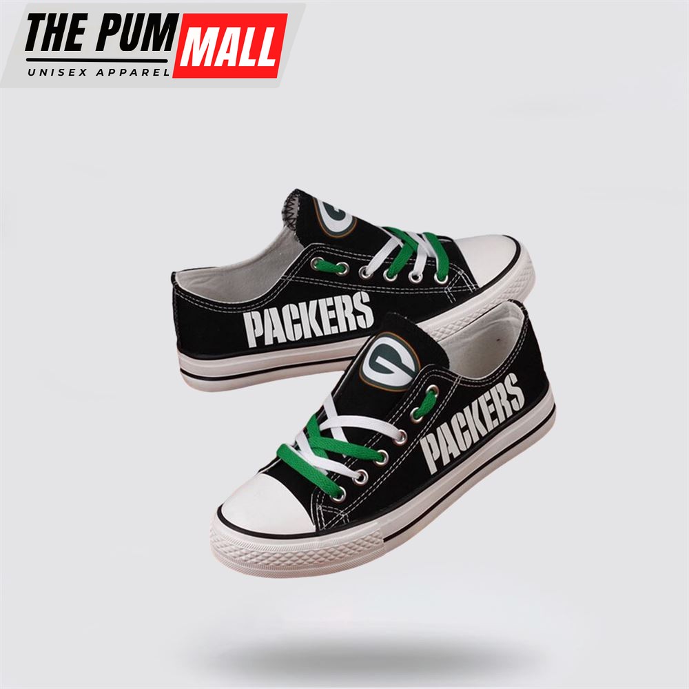 nfl-green-bay-packers-low-top-canvas-shoes-sport-sneakers-step-up-your-game-with-mxs014n5 NFL Green Bay Packers Low Top Canvas Shoes Sport Sneakers Step Up Your Game With Unmatched Comfort And Support