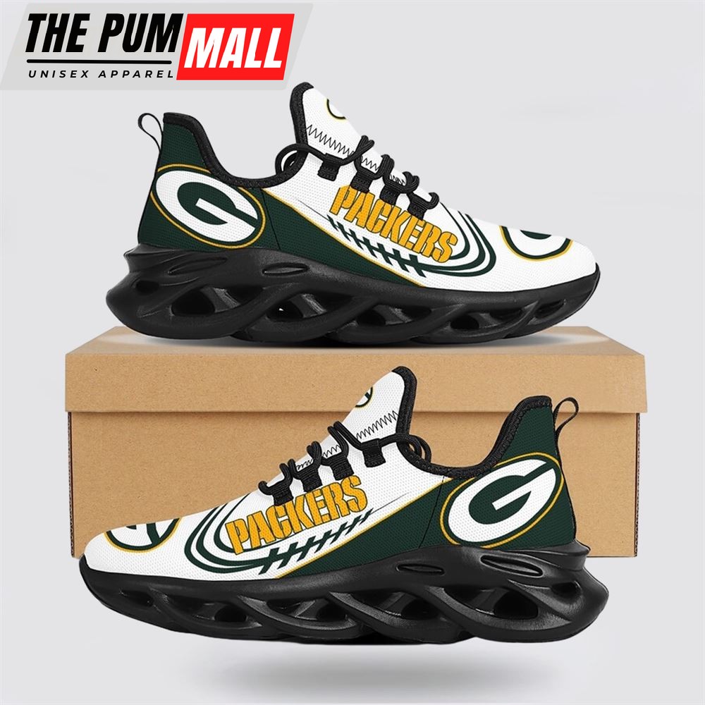 NFL Green Bay Packers Max Soul Shoes Sneakers Sport Shoes Unleash Your Passion with Every Step
