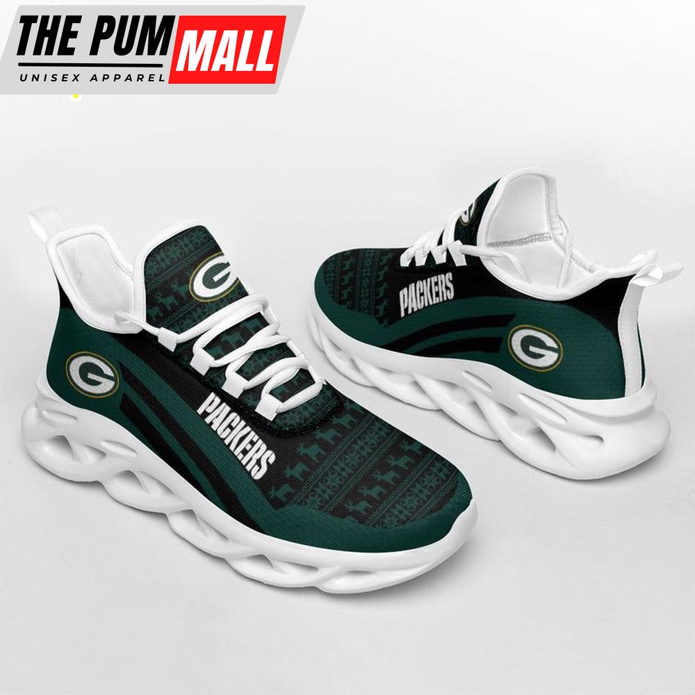 NFL Green Bay Packers Merry Christmas Max Soul Shoes Gift For Fans