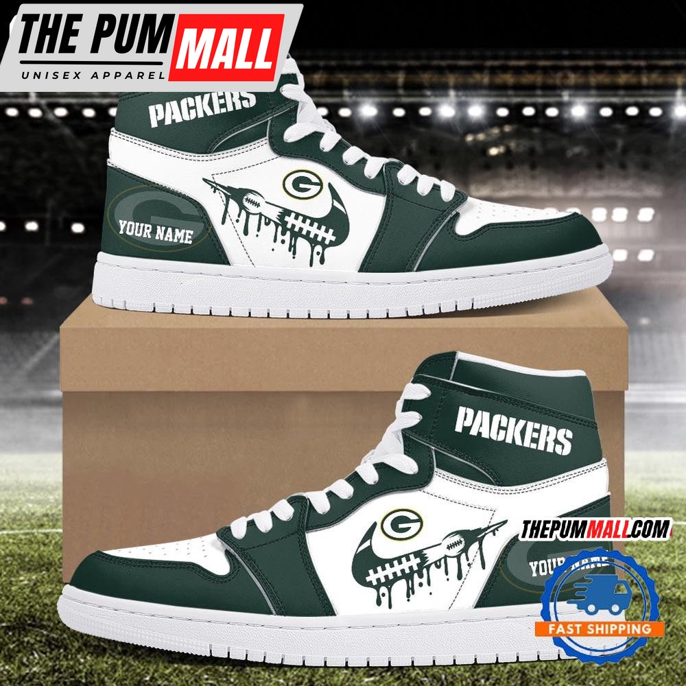 NFL Green Bay Packers New Season Custom Air Jd 1 Hightop Shoes