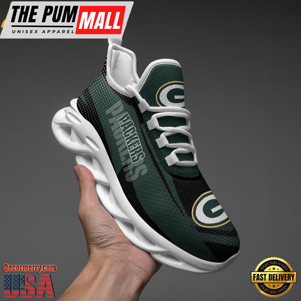 NFL Green Bay Packers Sport Logo Max Soul Shoes , Running Sneakers Shoes