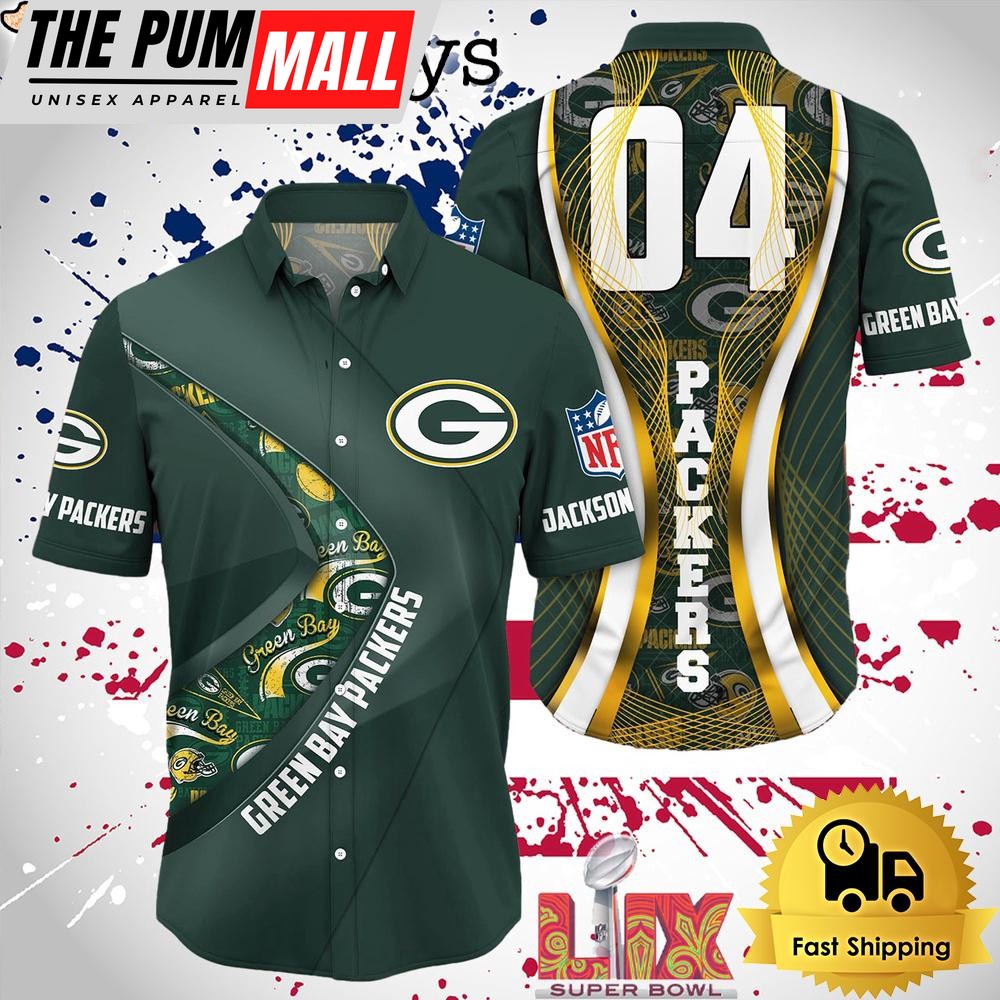 NFL Green Bay Packers Super Bowl LIX Fans Custom Hawaiian Shirt