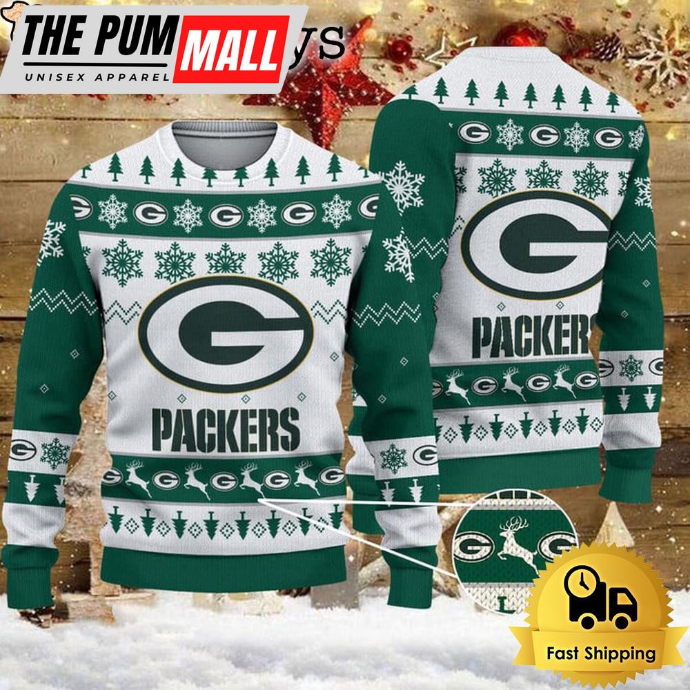 NFL Green Bay Packers Team Winter Ugly Christmas Sweater