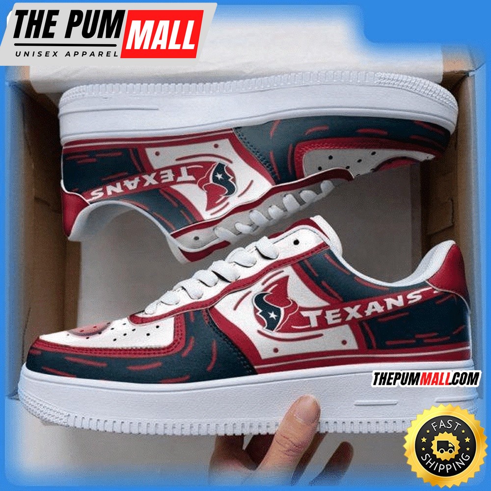 NFL Houston Texans Air Force 1 Shoes Sneaker Trending For Fans