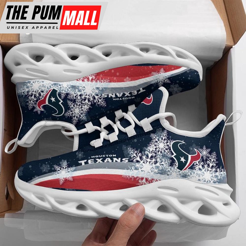NFL Houston Texans Christmas Snow Max Soul Shoes For Men Women