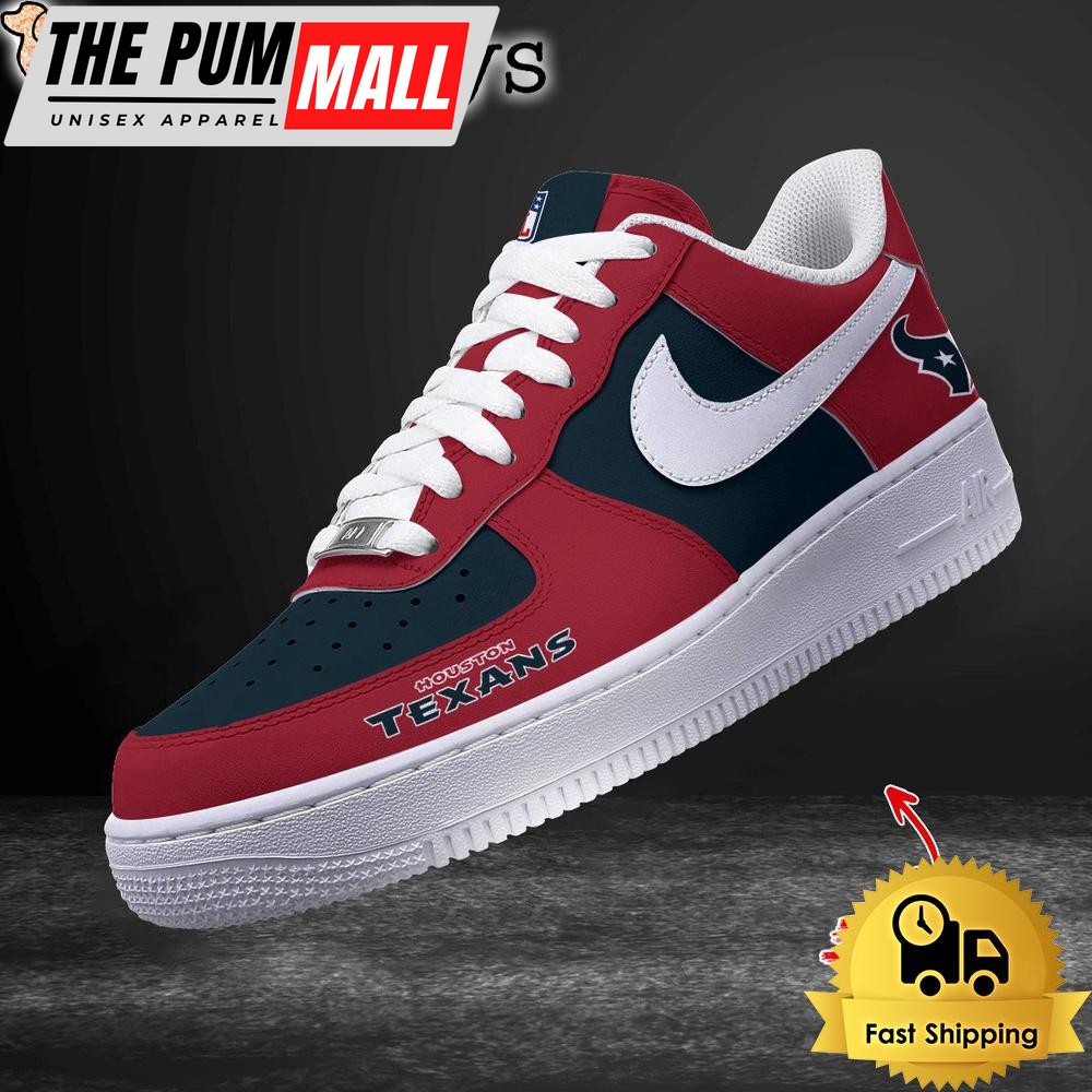 NFL Houston Texans Every Step Carries Belief Custom Air Force 1 Shoes