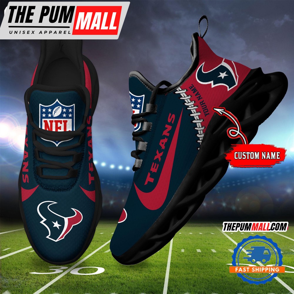 NFL Houston Texans Football New Season Sneaker Max Soul Shoes