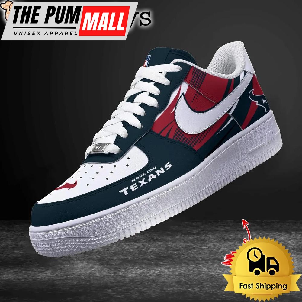 NFL Houston Texans Football Style Goes Everywhere Custom Air Force 1 Shoes